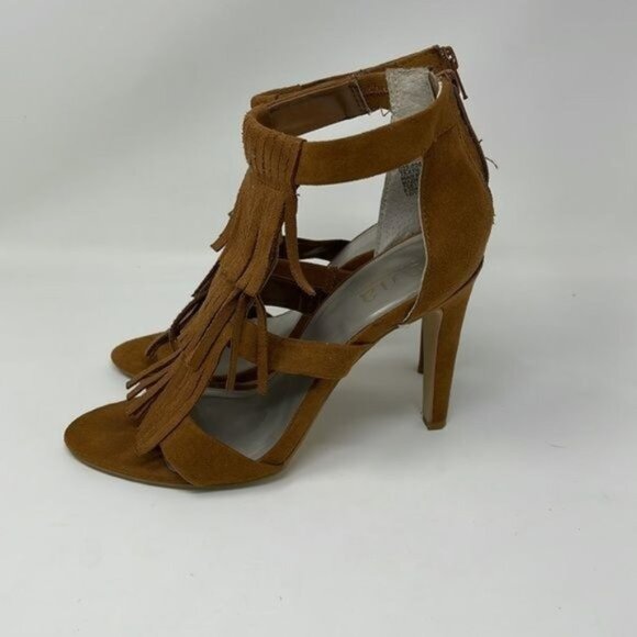 ana  a.n.a heels fringe sandals size 7 women - Picture 3 of 9